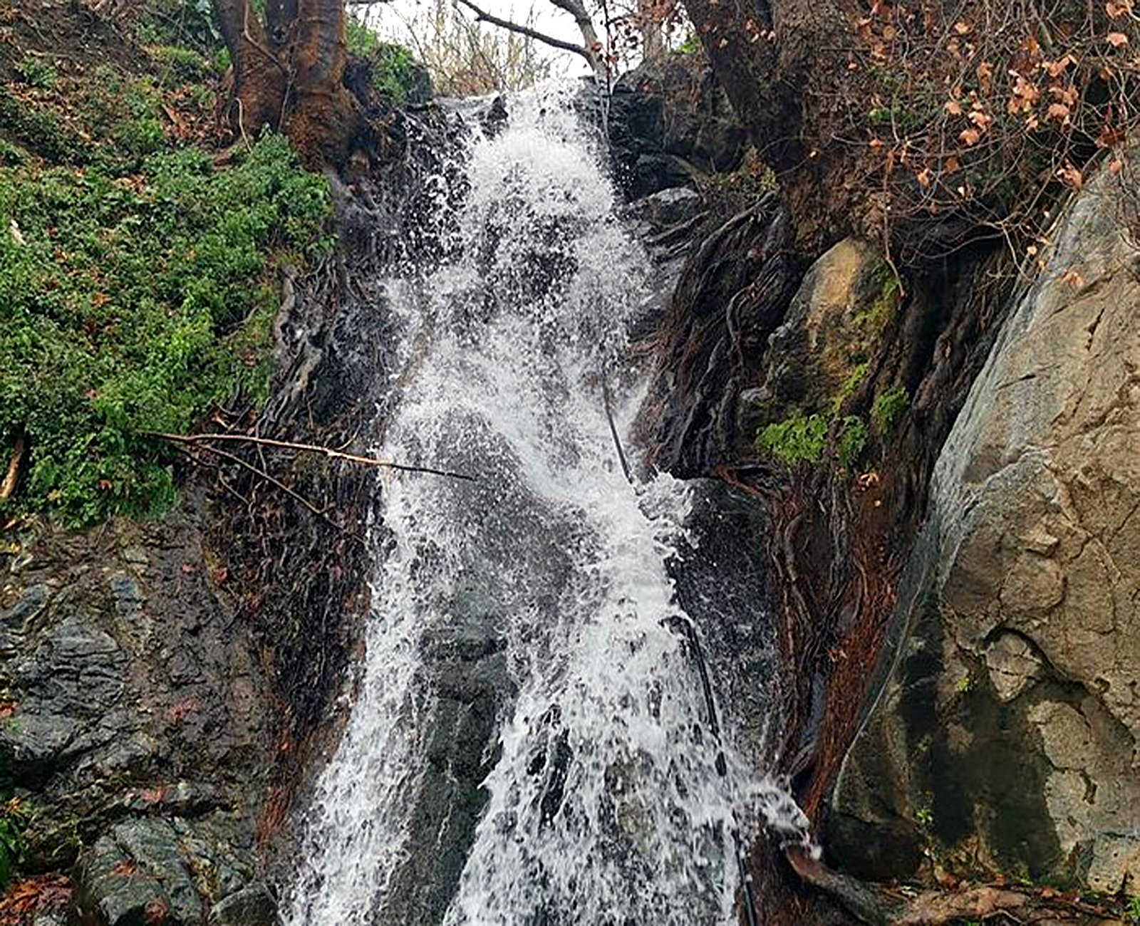 Stavrovouni Waterfall in Pyrga